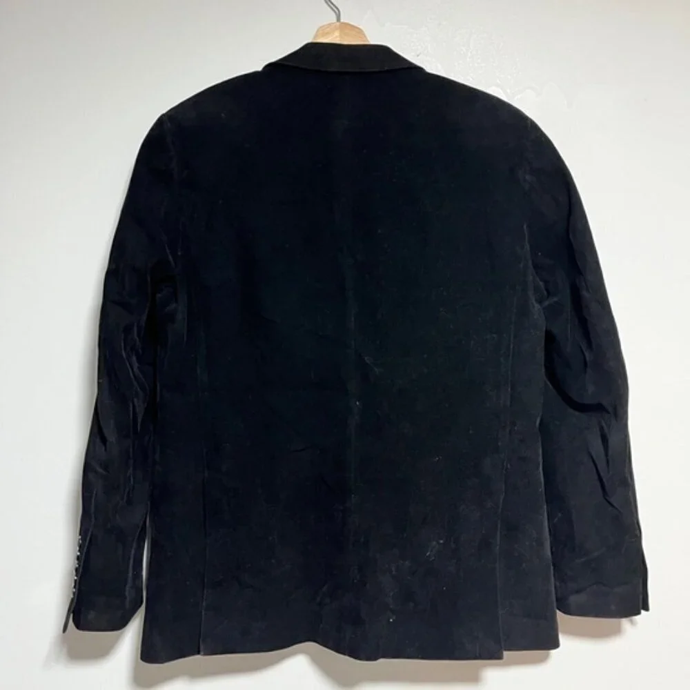 Max Black Polyester Men’s Blazer - Size M